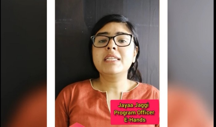 On National Minorities Day Jayaa Jaggi Program Officer E HANDS congratulates Hi Voices team for their work for minorities youth